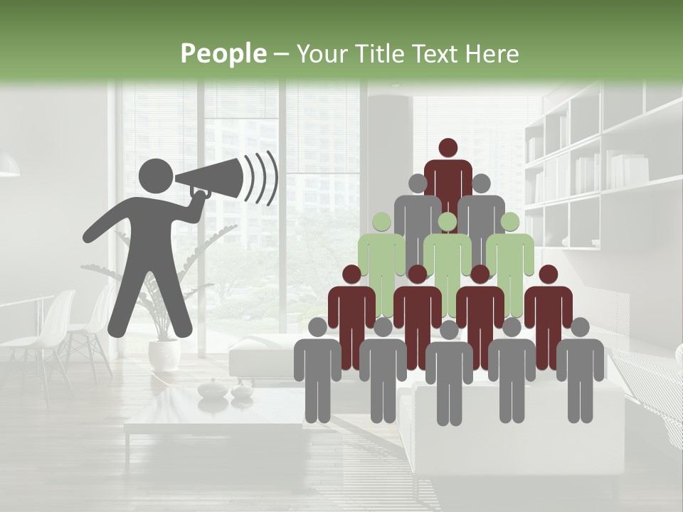 Living Room Propriet Dentro PowerPoint Template