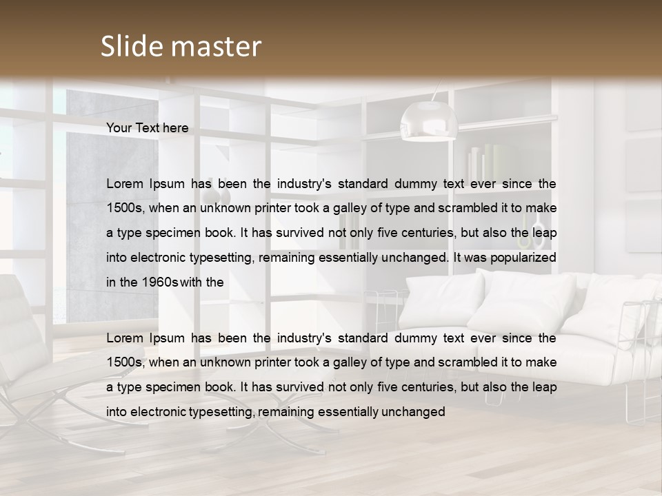 Eleganza Scala Dentro PowerPoint Template