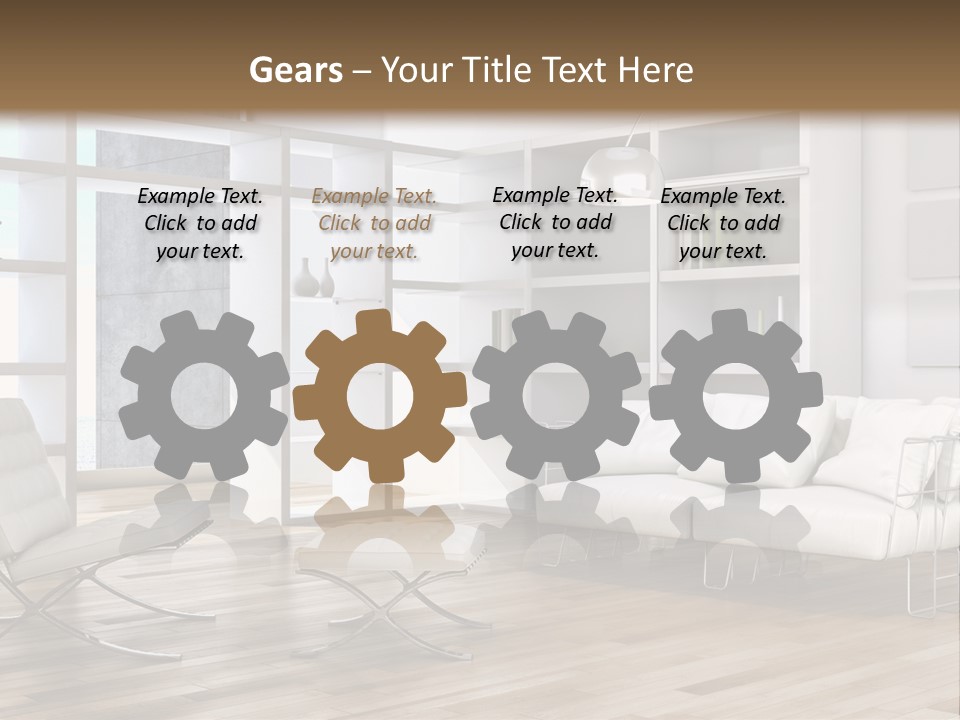 Eleganza Scala Dentro PowerPoint Template
