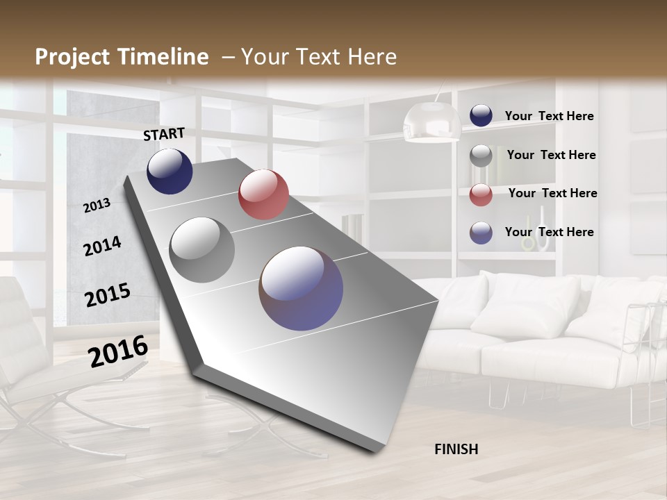 Eleganza Scala Dentro PowerPoint Template
