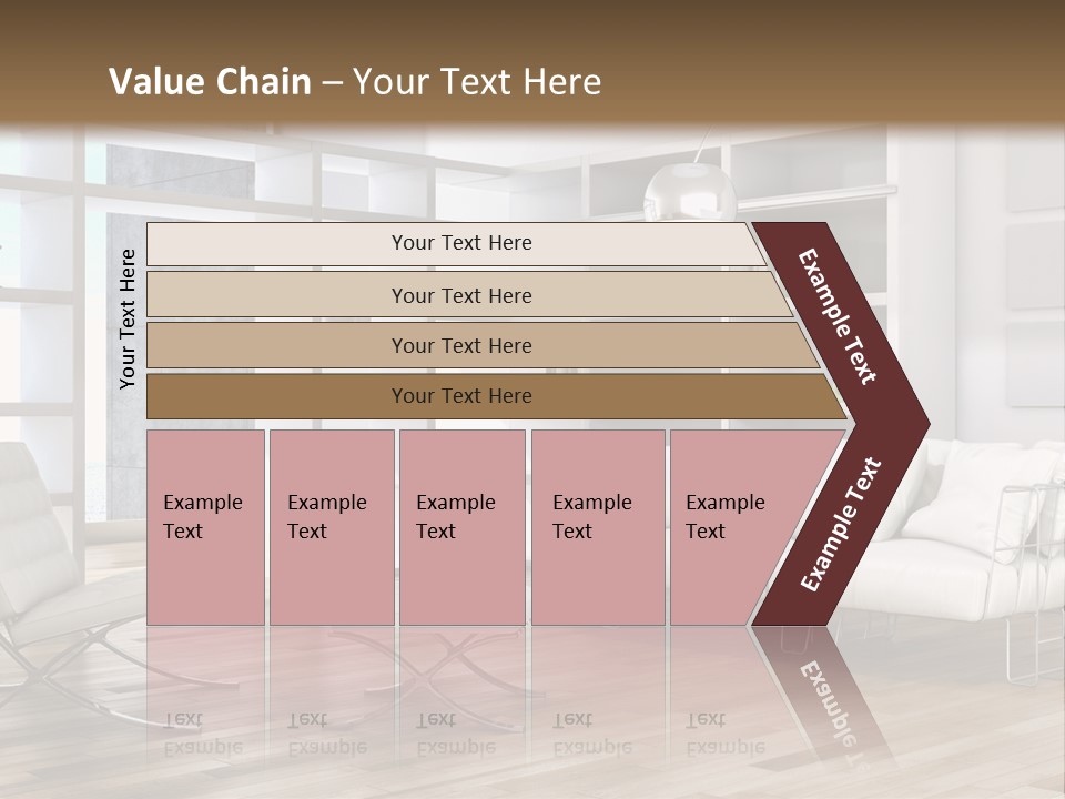 Eleganza Scala Dentro PowerPoint Template