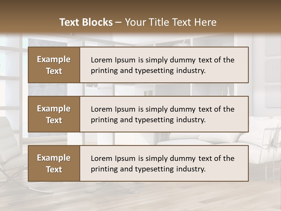 Eleganza Scala Dentro PowerPoint Template