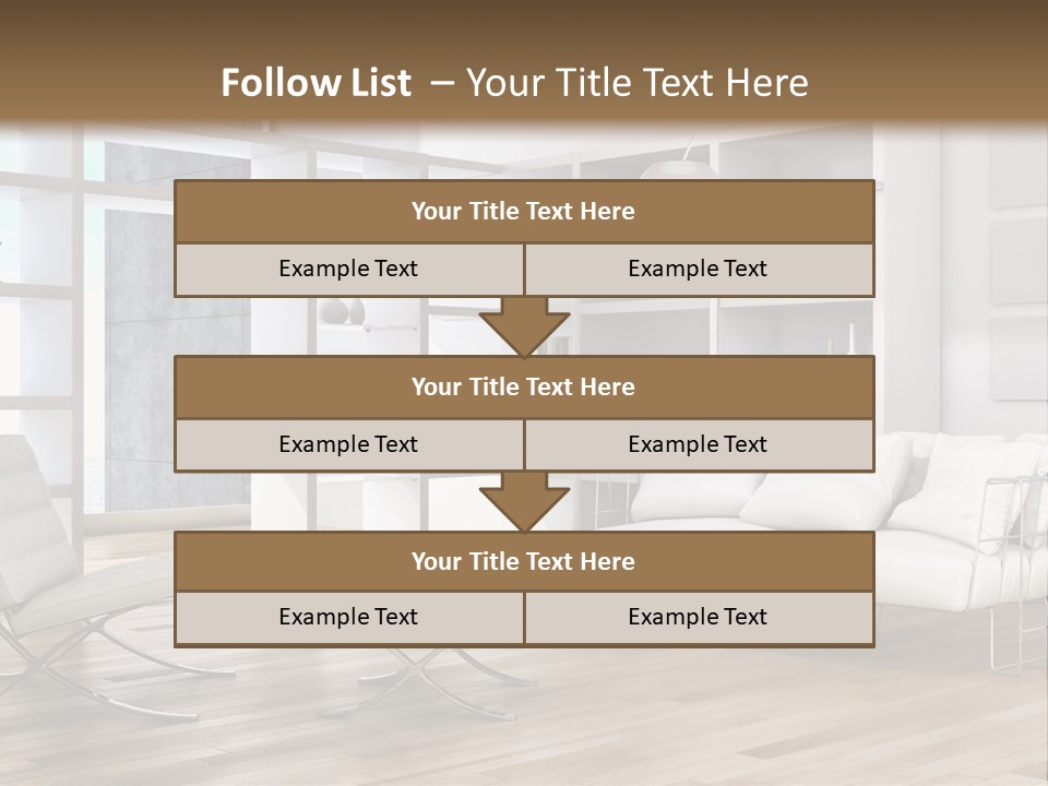 Eleganza Scala Dentro PowerPoint Template