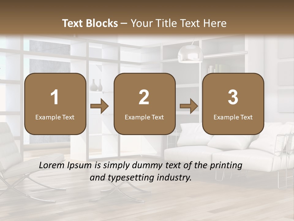 Eleganza Scala Dentro PowerPoint Template