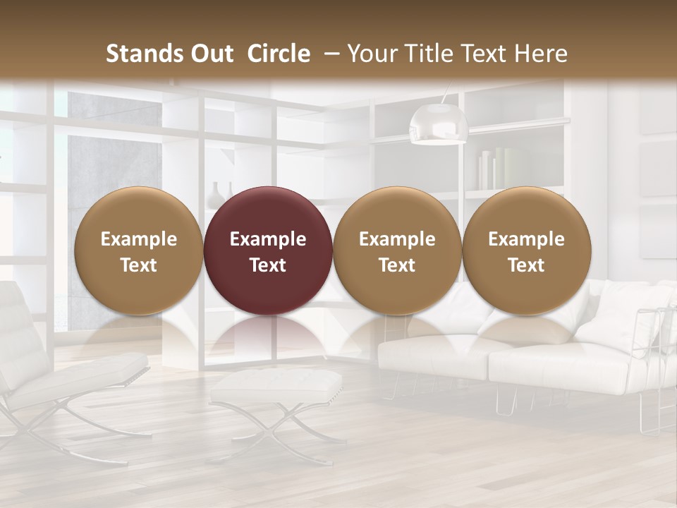 Eleganza Scala Dentro PowerPoint Template