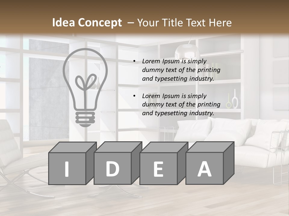Eleganza Scala Dentro PowerPoint Template