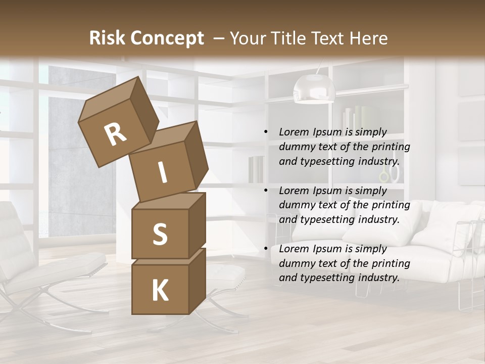 Eleganza Scala Dentro PowerPoint Template