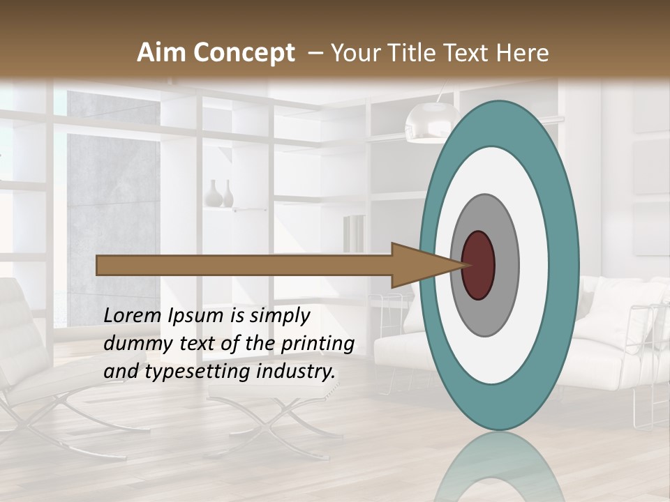Eleganza Scala Dentro PowerPoint Template