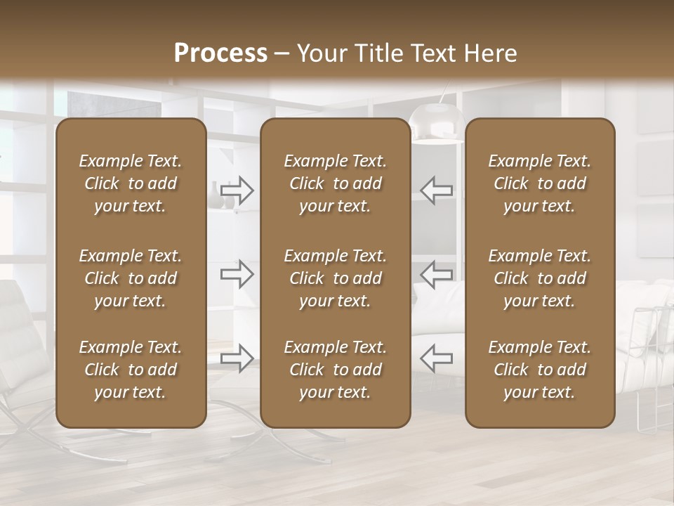 Eleganza Scala Dentro PowerPoint Template