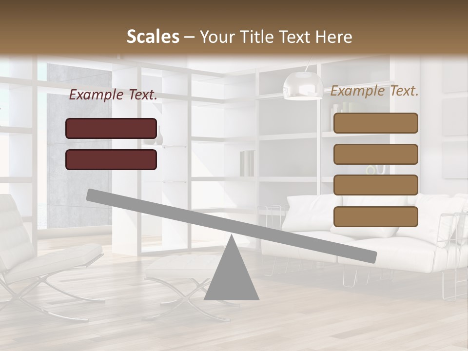 Eleganza Scala Dentro PowerPoint Template
