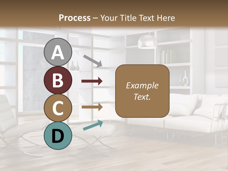Eleganza Scala Dentro PowerPoint Template