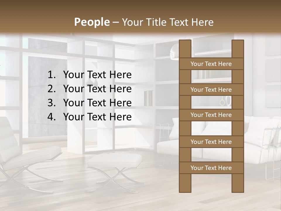 Eleganza Scala Dentro PowerPoint Template