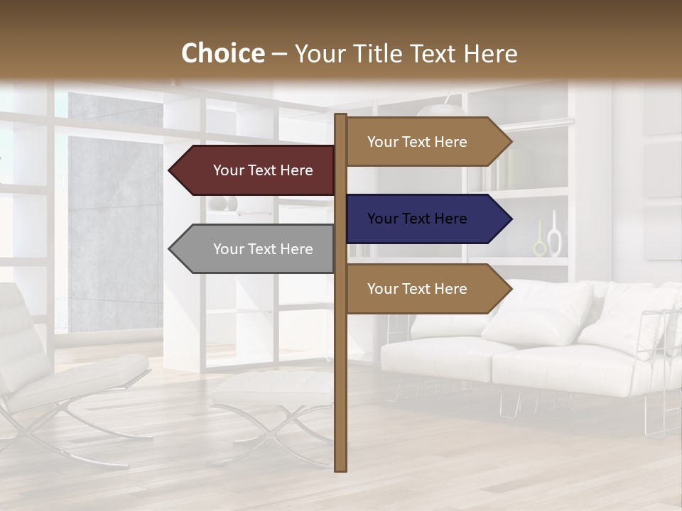 Eleganza Scala Dentro PowerPoint Template