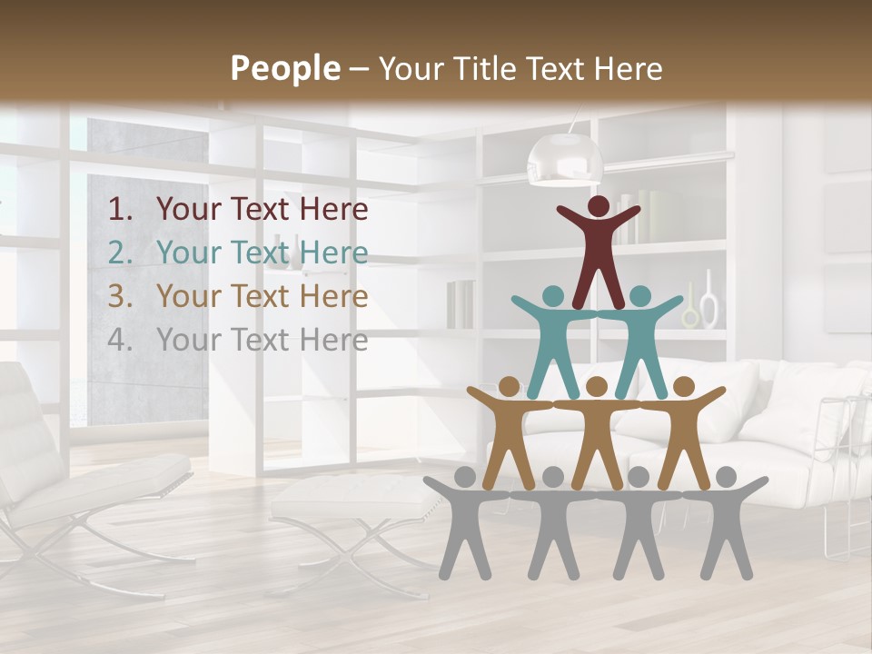 Eleganza Scala Dentro PowerPoint Template