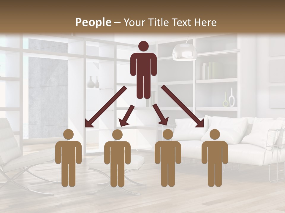 Eleganza Scala Dentro PowerPoint Template