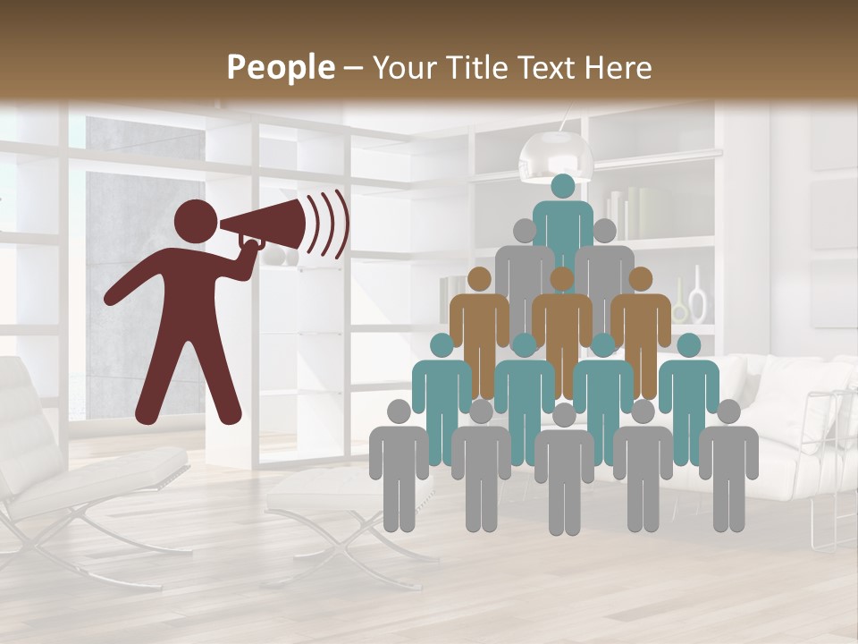 Eleganza Scala Dentro PowerPoint Template