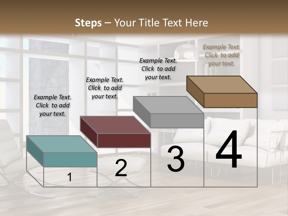 Eleganza Scala Dentro PowerPoint Template