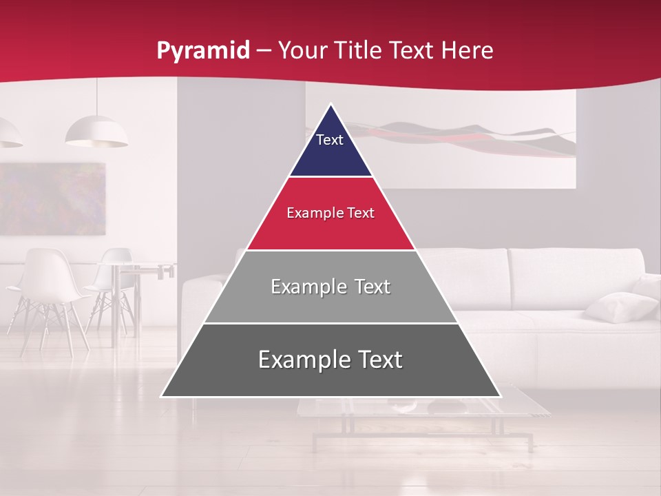 Tappeto Living Room Architettura PowerPoint Template