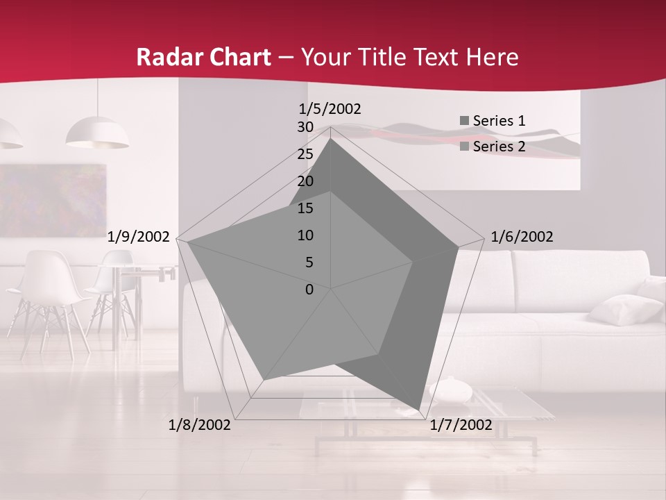 Tappeto Living Room Architettura PowerPoint Template
