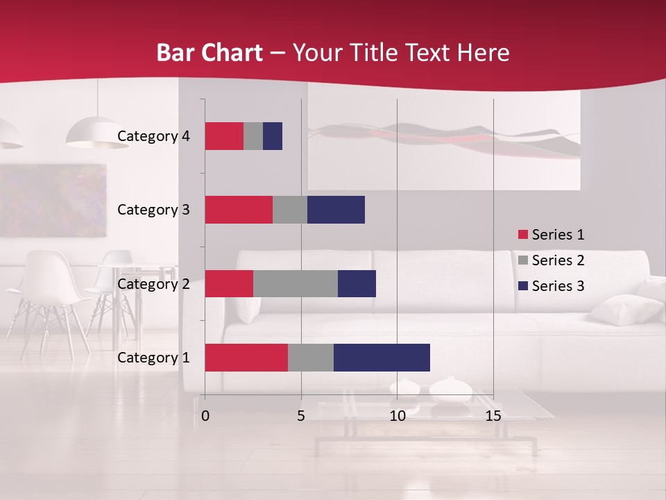 Tappeto Living Room Architettura PowerPoint Template