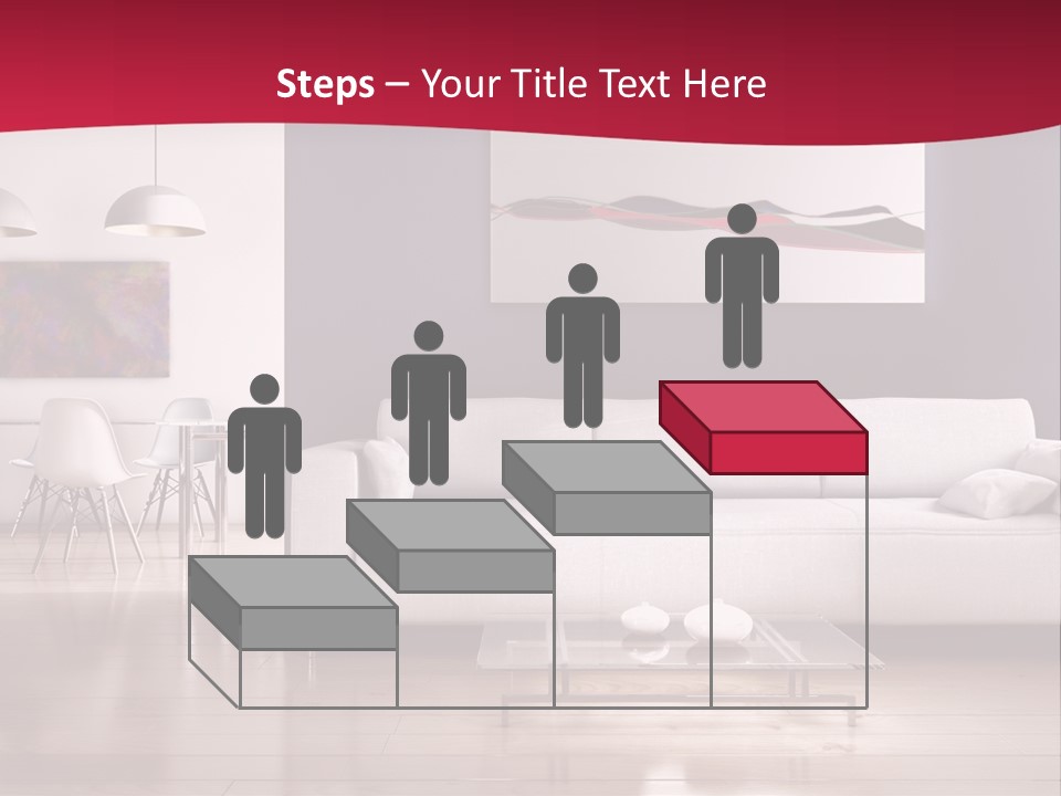 Tappeto Living Room Architettura PowerPoint Template