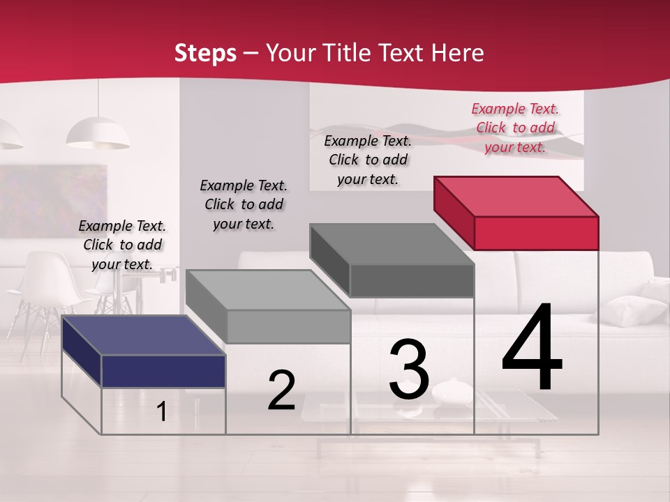 Tappeto Living Room Architettura PowerPoint Template