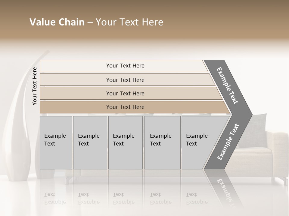 Legna Accogliente Stanza PowerPoint Template