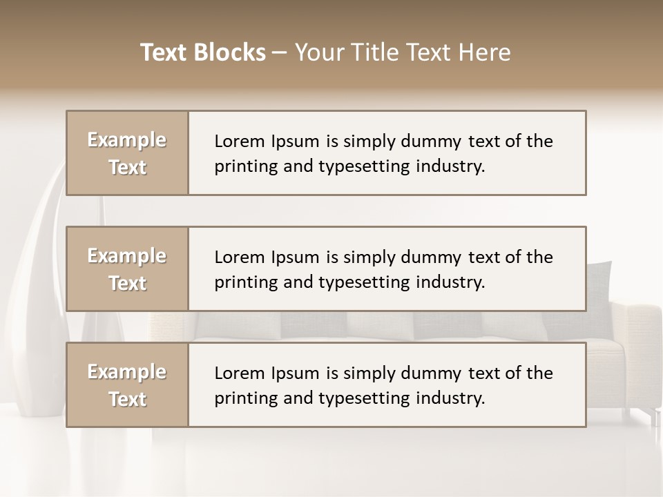 Legna Accogliente Stanza PowerPoint Template