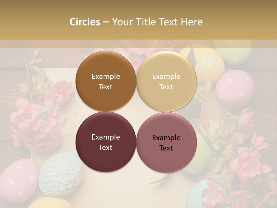 Egg Spring Copy Space PowerPoint Template