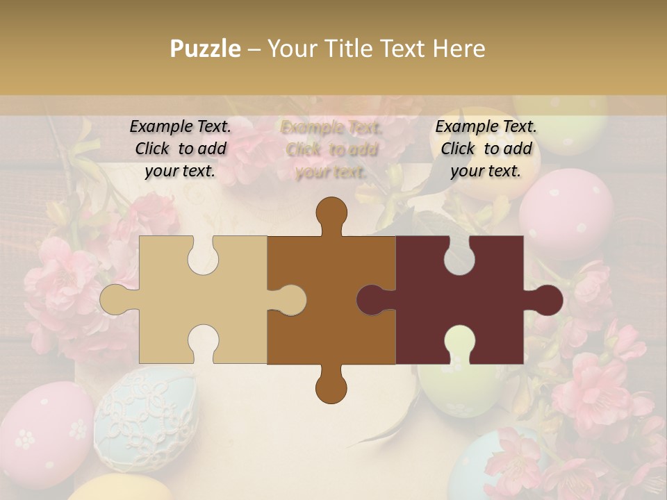 Egg Spring Copy Space PowerPoint Template