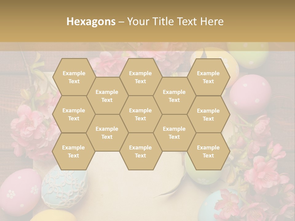 Egg Spring Copy Space PowerPoint Template