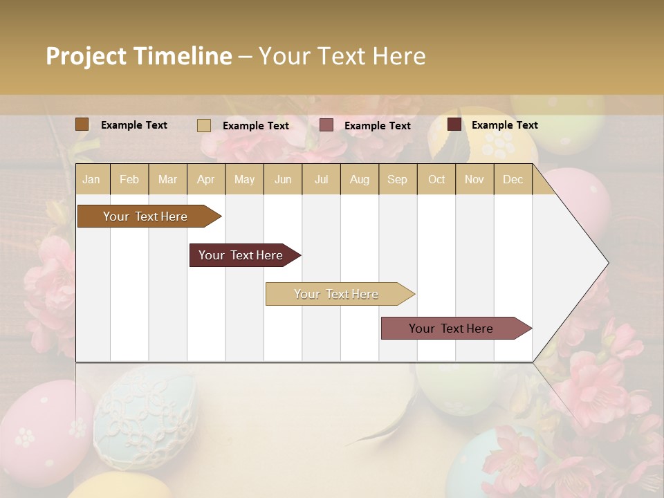 Egg Spring Copy Space PowerPoint Template