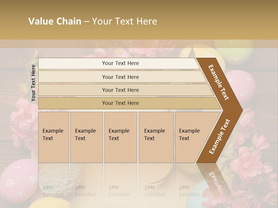Egg Spring Copy Space PowerPoint Template