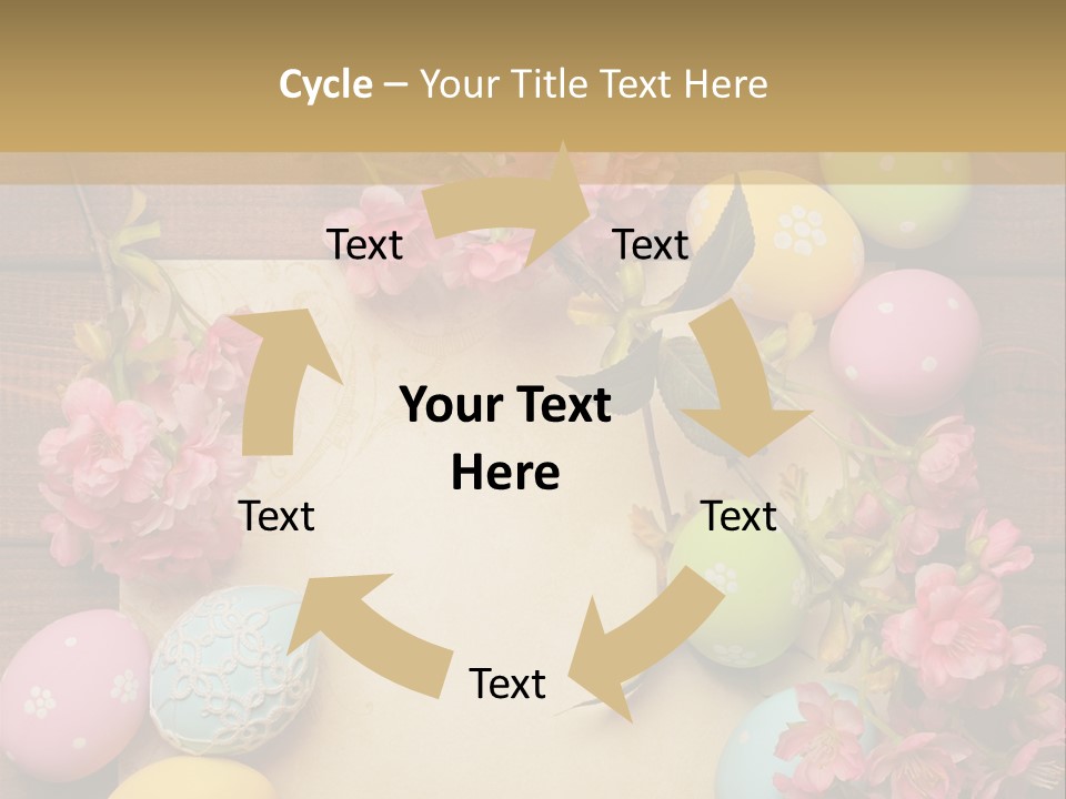 Egg Spring Copy Space PowerPoint Template