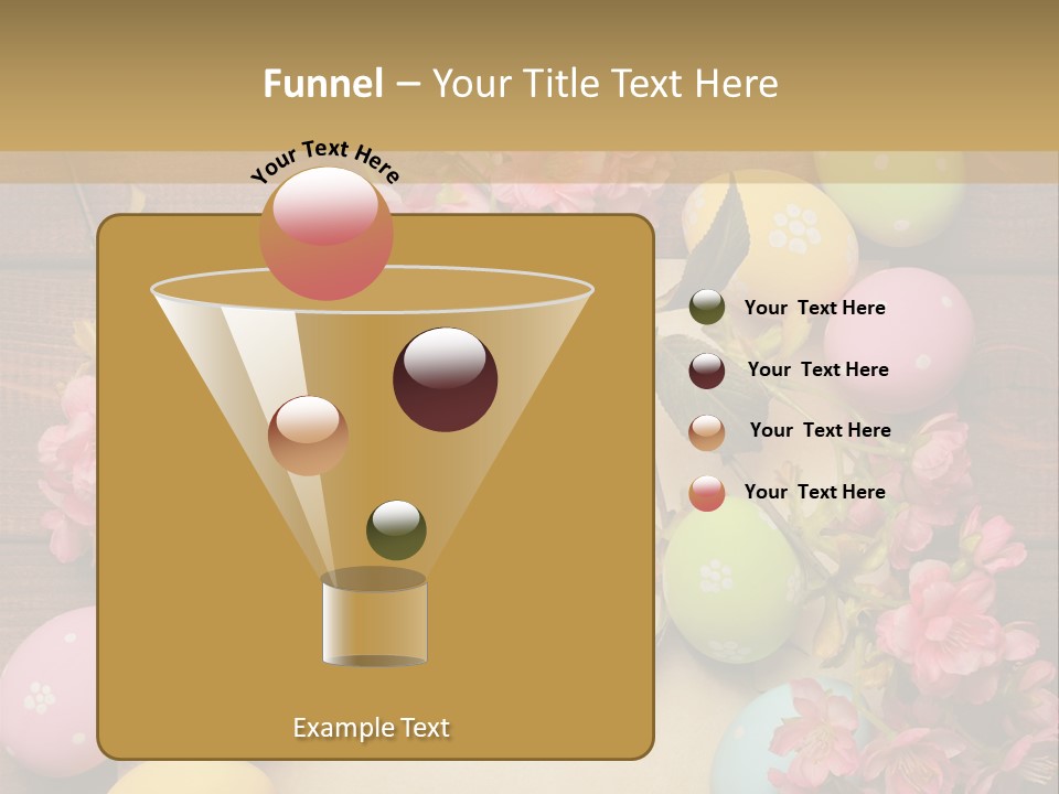 Egg Spring Copy Space PowerPoint Template