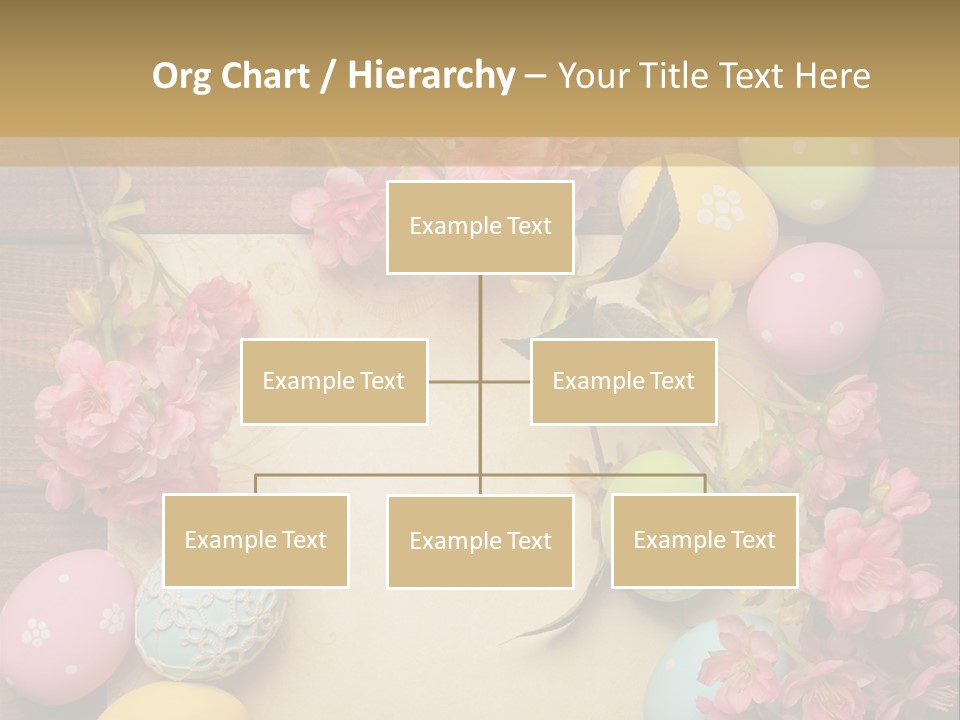 Egg Spring Copy Space PowerPoint Template