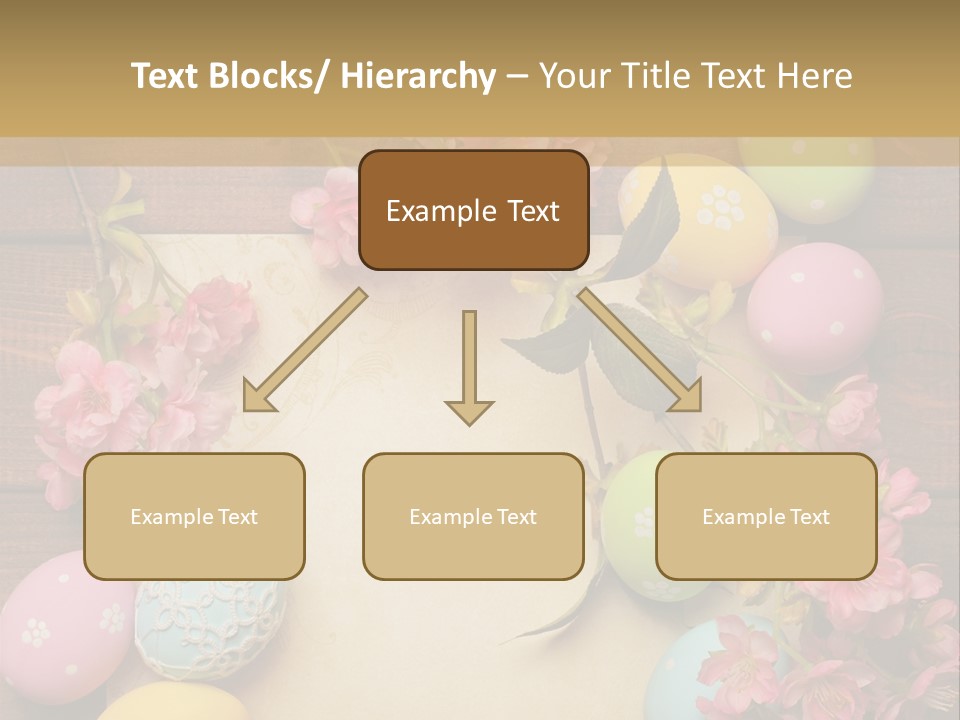Egg Spring Copy Space PowerPoint Template