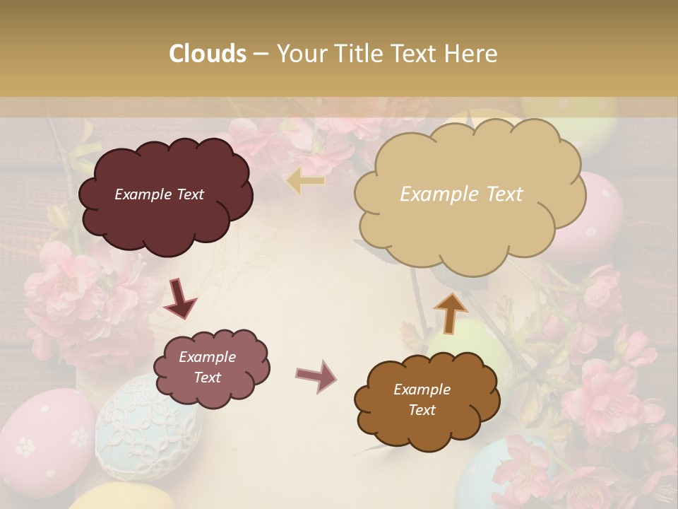 Egg Spring Copy Space PowerPoint Template