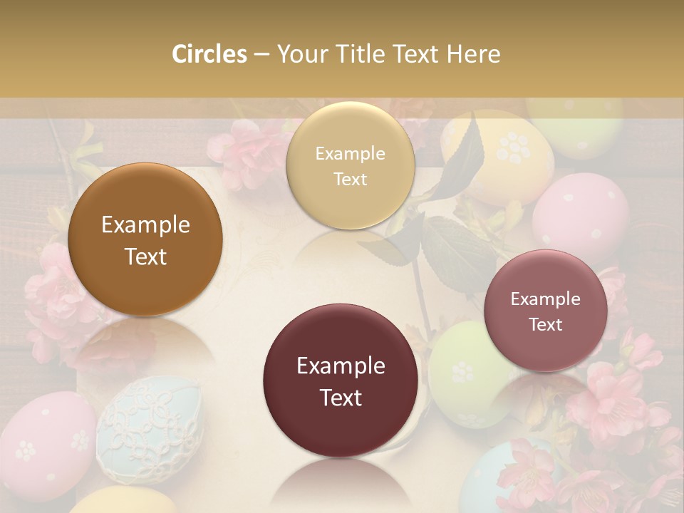 Egg Spring Copy Space PowerPoint Template
