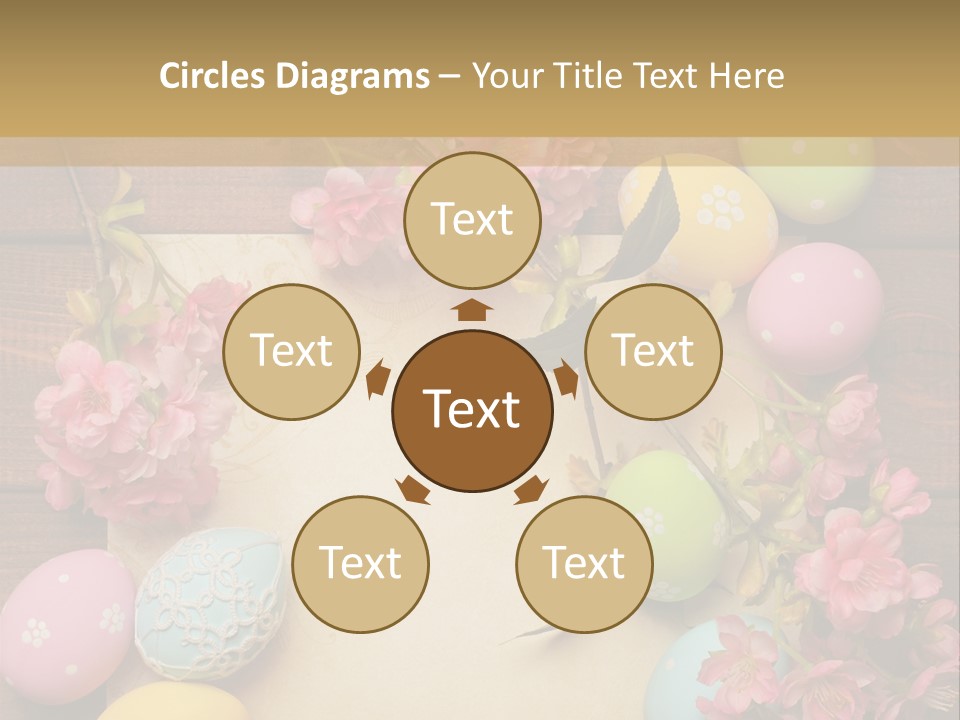 Egg Spring Copy Space PowerPoint Template