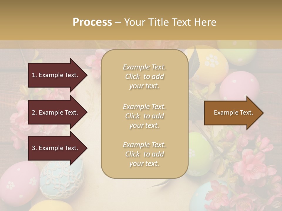 Egg Spring Copy Space PowerPoint Template