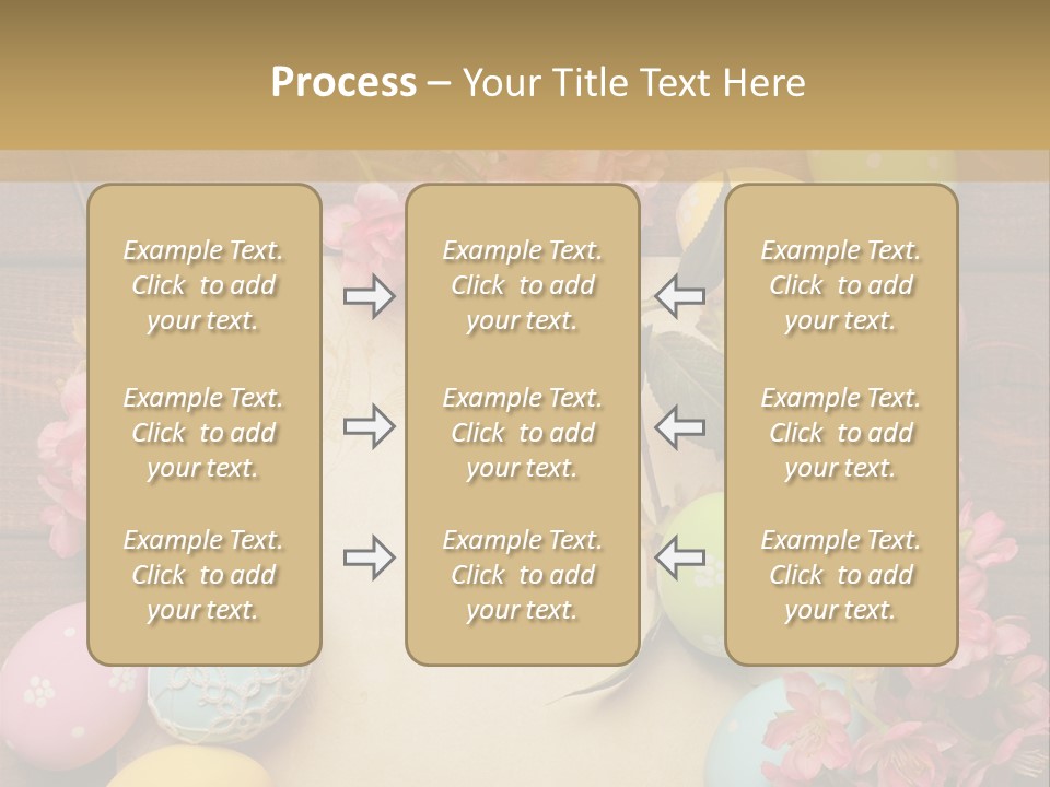 Egg Spring Copy Space PowerPoint Template