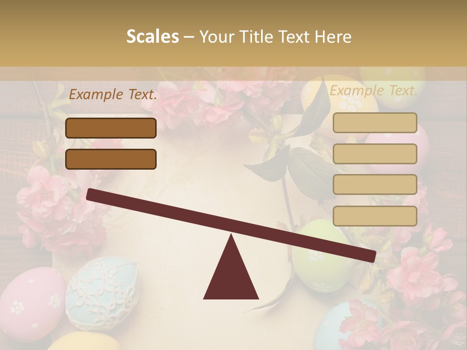 Egg Spring Copy Space PowerPoint Template