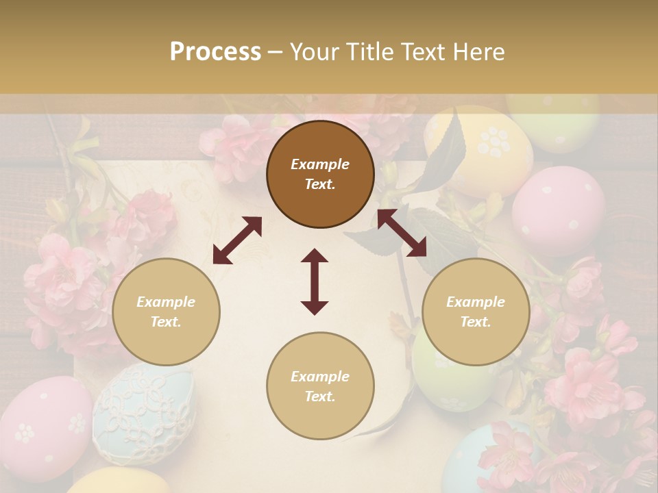Egg Spring Copy Space PowerPoint Template