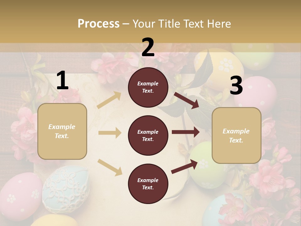 Egg Spring Copy Space PowerPoint Template