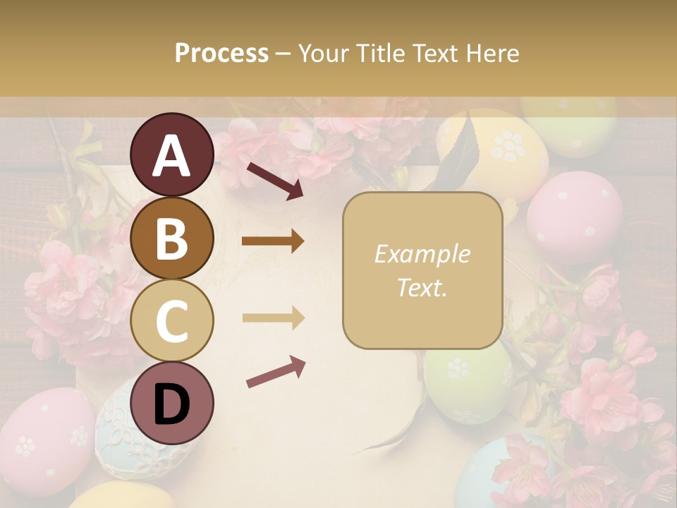 Egg Spring Copy Space PowerPoint Template