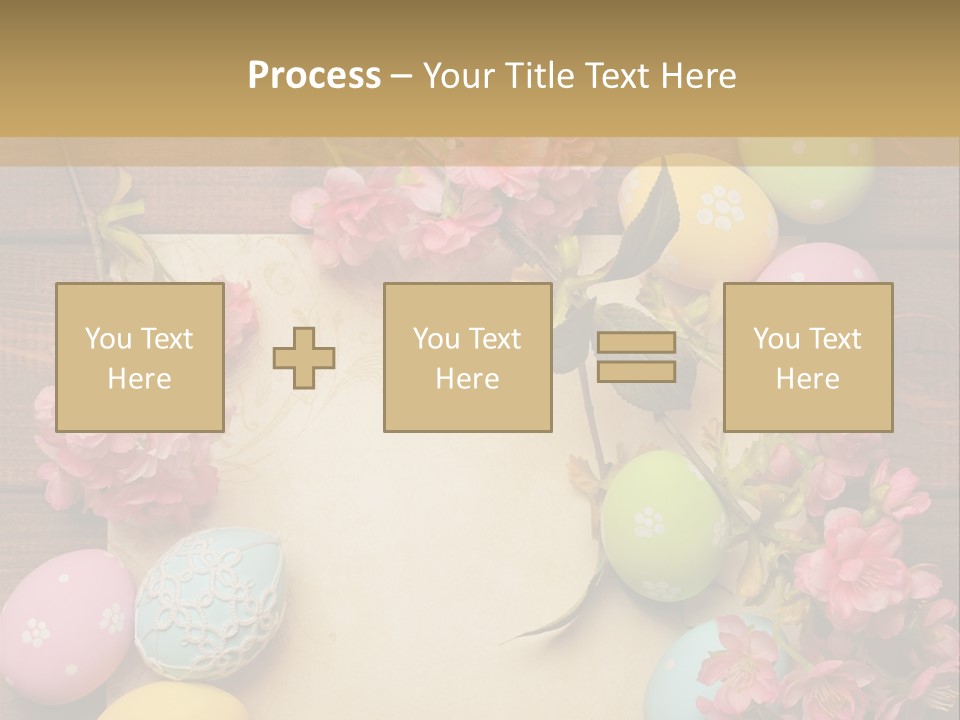 Egg Spring Copy Space PowerPoint Template
