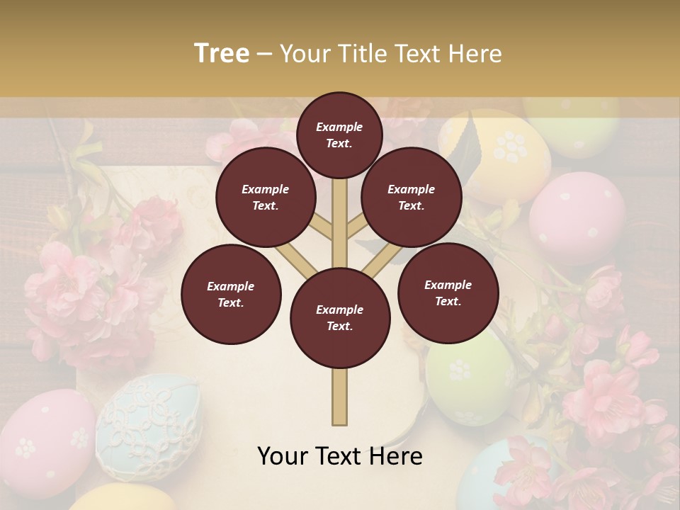 Egg Spring Copy Space PowerPoint Template