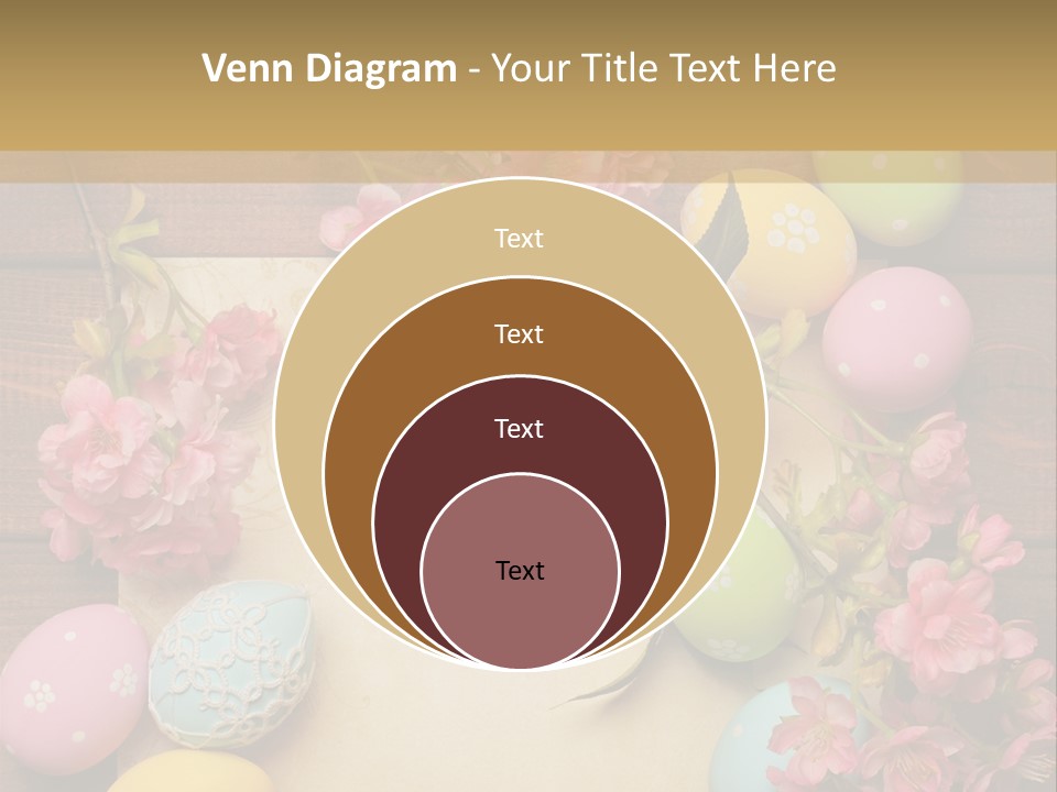 Egg Spring Copy Space PowerPoint Template