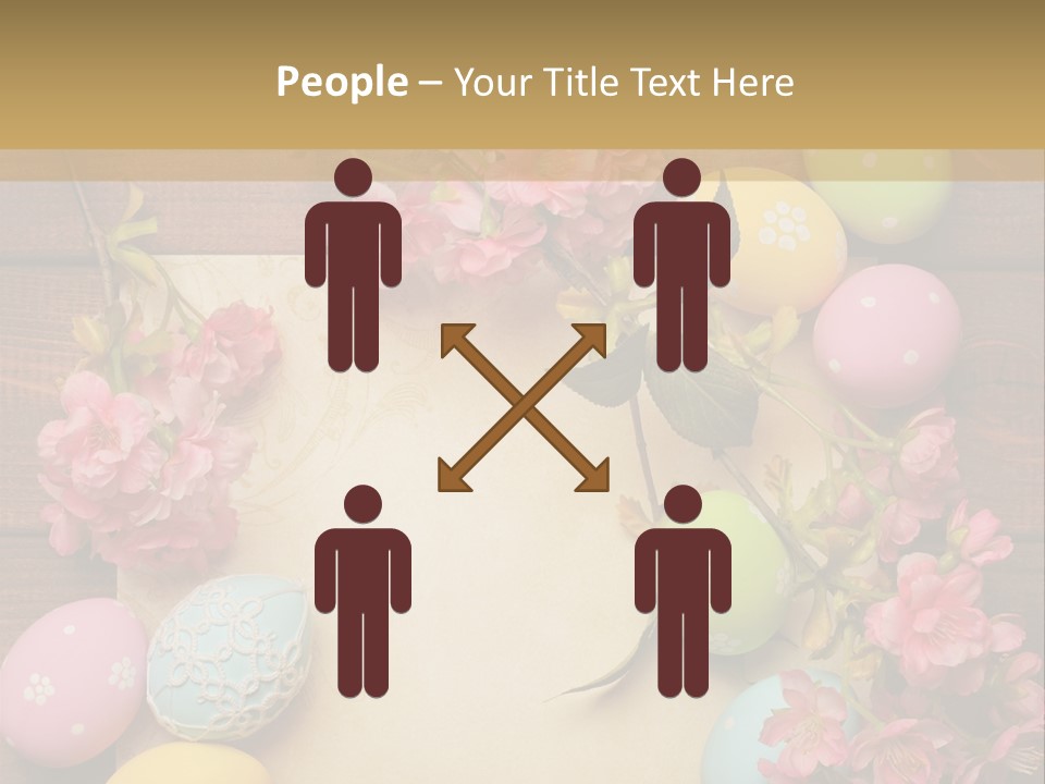 Egg Spring Copy Space PowerPoint Template